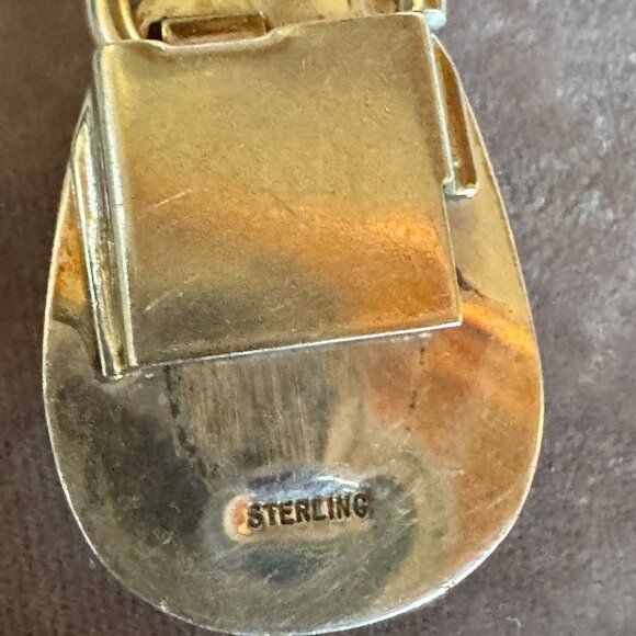 Sterling/Turquoise Key Ring - Picture 5 of 7